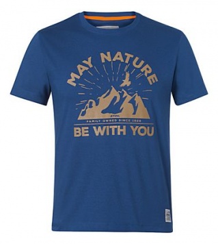 Футболка "May Nature" синий