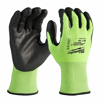 Hi-Vis Cut Level 3 Gloves Перчатки сигнальные с защитой от минимальных рисков 3