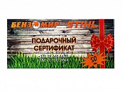 Подарочный сертификат на 50 рублей
